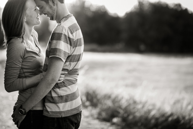 Denver Engagement Photography bluff lake