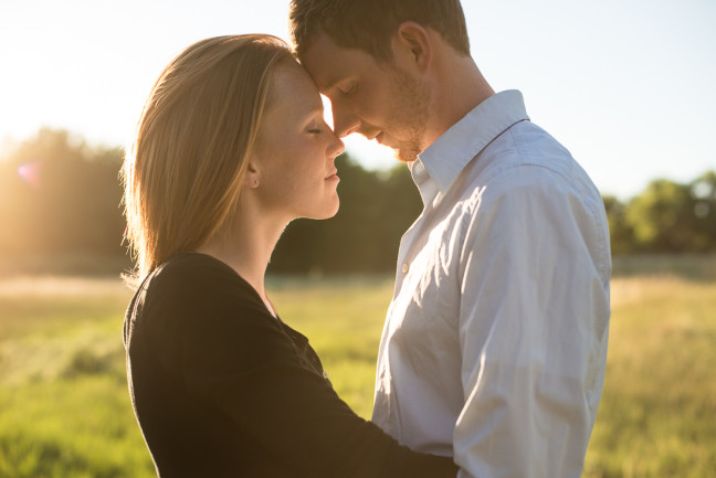 Denver Engagement Photography bluff lake