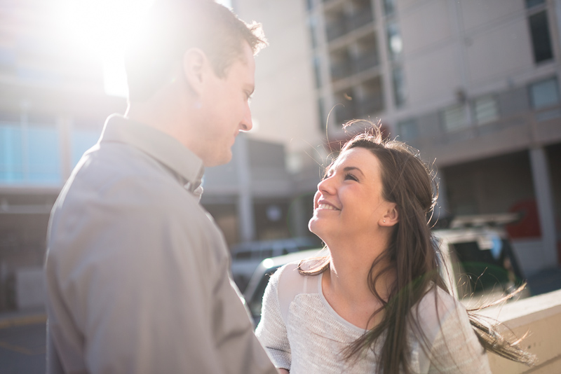 downtown denver engagement photography