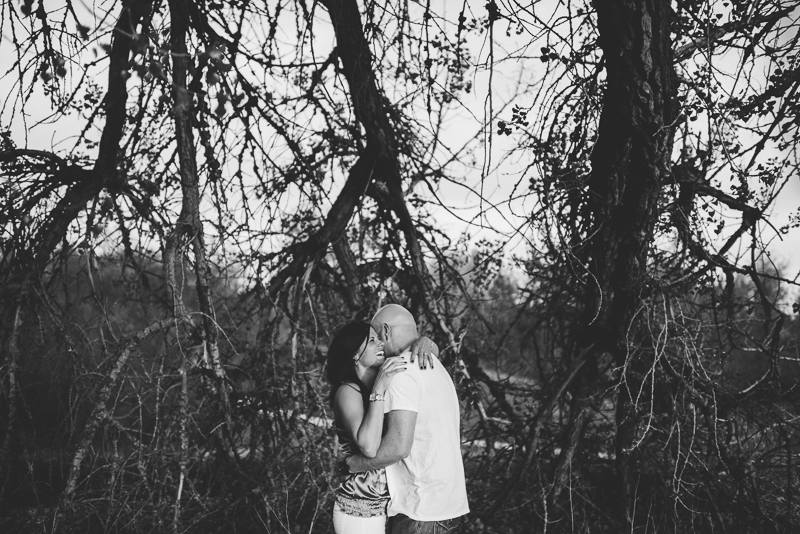 Denver Engagement Photography black and white