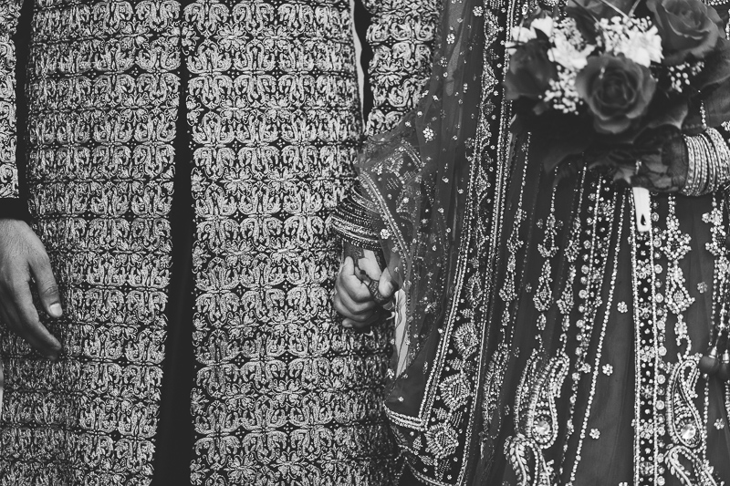 Denver Pakistani Wedding black and white