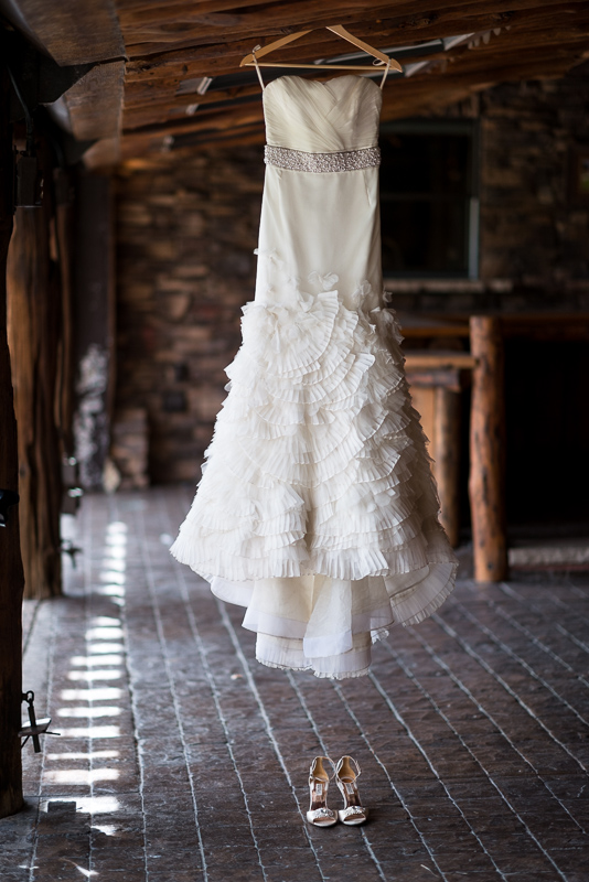 Spruce Mountain Ranch Wedding Photography wedding dress