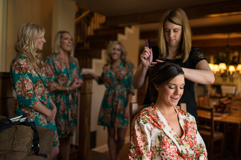 Spruce Mountain Ranch Wedding Photography bride getting ready
