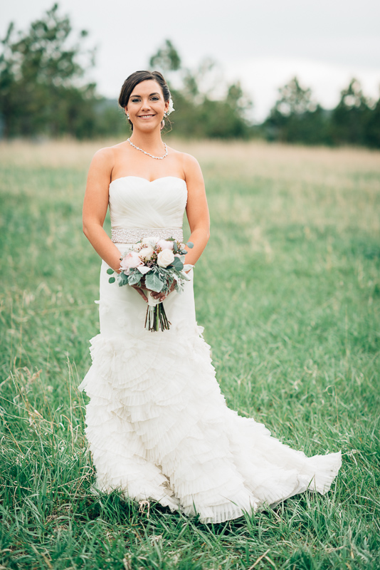 Spruce Mountain Ranch Wedding Photography bride portrait