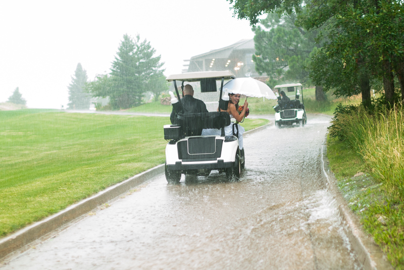Denver Wedding Photography Arrowhead rain