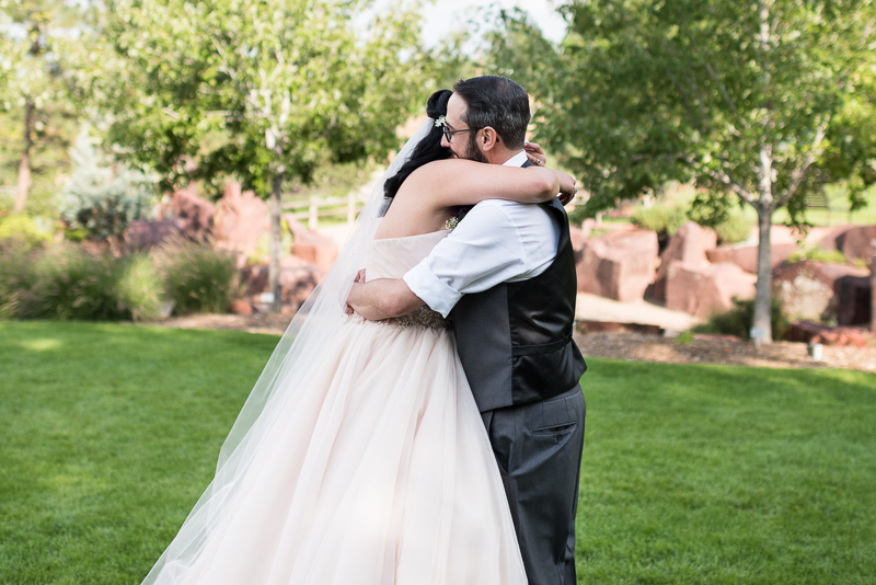 Denver Wedding Photographer Hudson Gardens first look