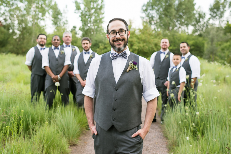 Denver Wedding Photographer Hudson Gardens guys