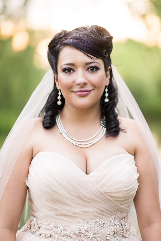 Denver Wedding Photographer Hudson Gardens bride portrait