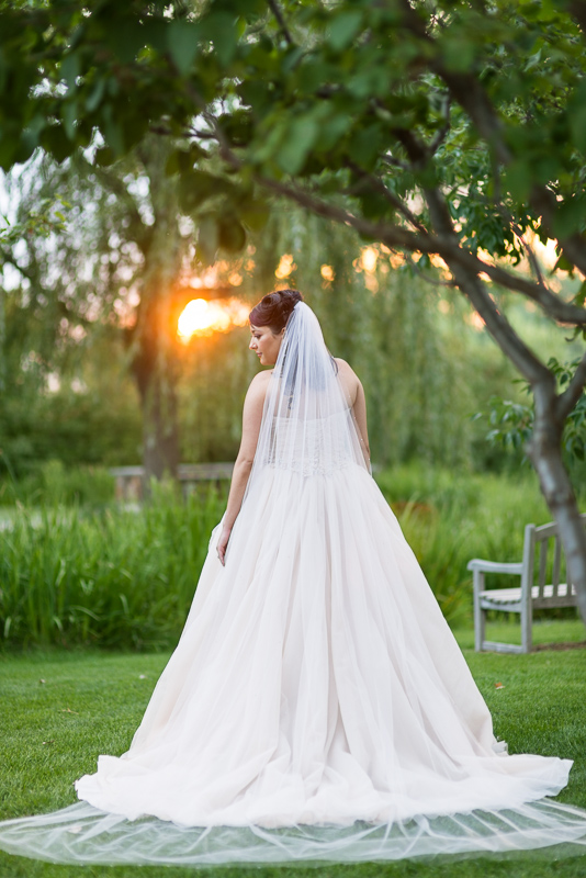 Denver Wedding Photographer Hudson Gardens bride portrait