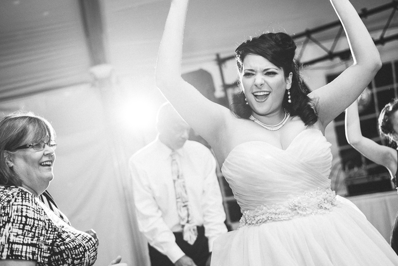 Denver Wedding Photographer Hudson Gardens reception dancing