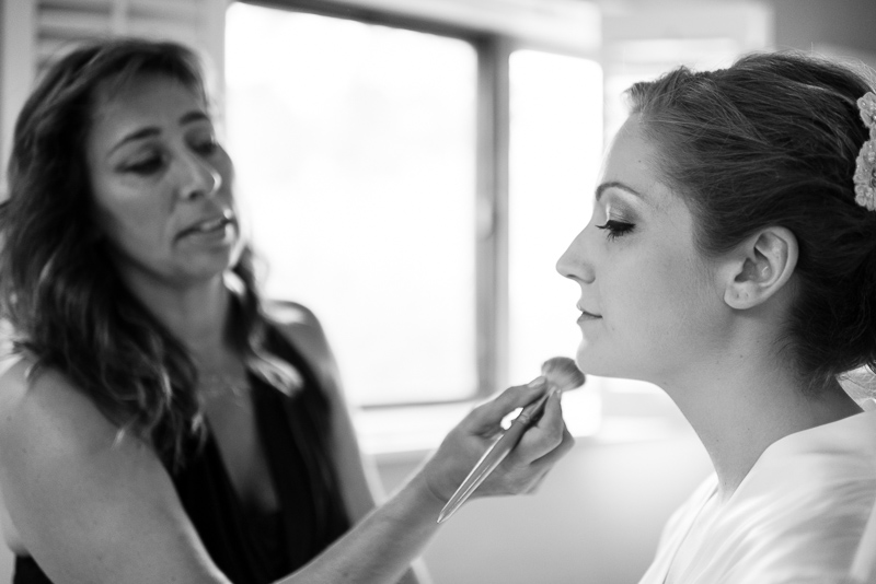 Golden Wedding Photographer bride makeup