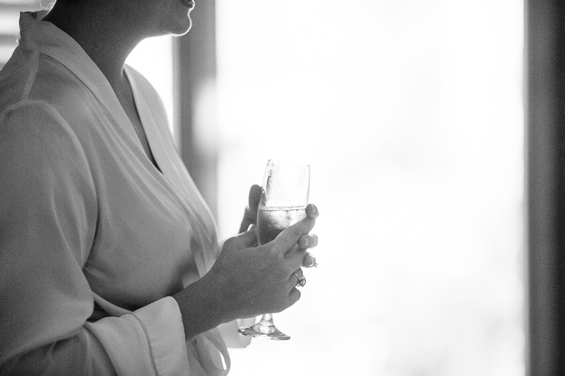Golden Wedding Photographer black and white champagne