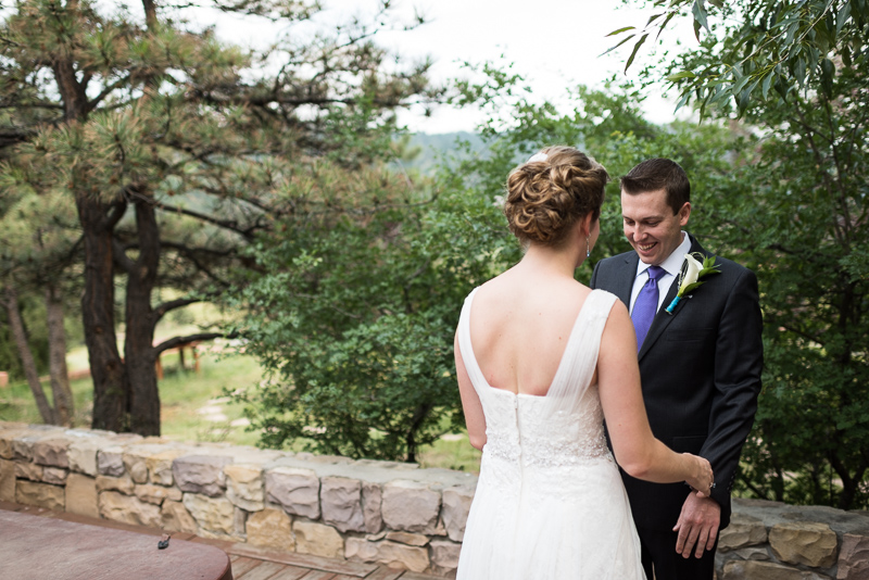 Golden Wedding Photographer first look