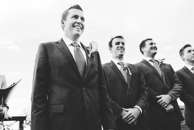 Golden Wedding Photographer smiling groom