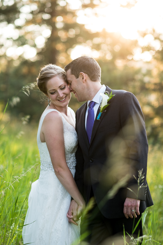 Golden Wedding Photographer bride and groom smiling