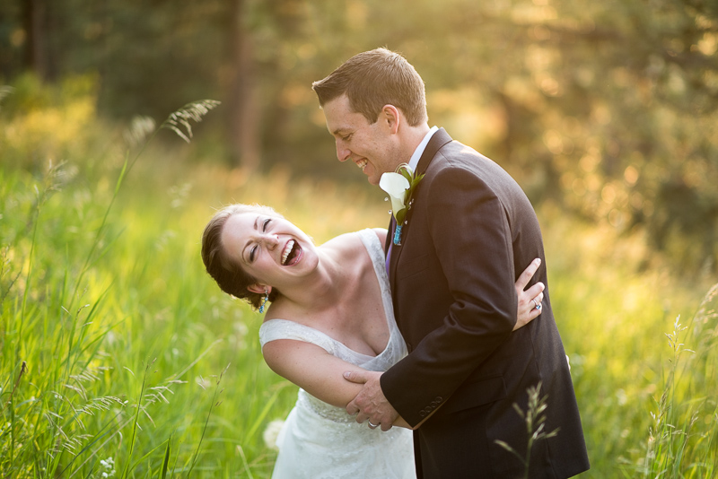 Golden Wedding Photographer laughing bride