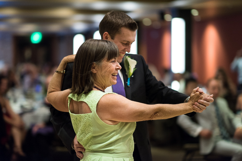 Golden Wedding Photographer mother son dance