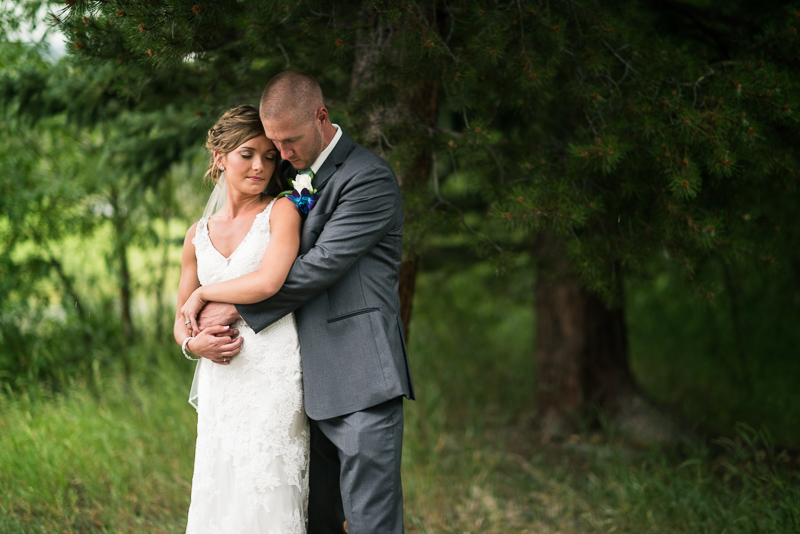 Silverthorne Wedding Photographer couple by river