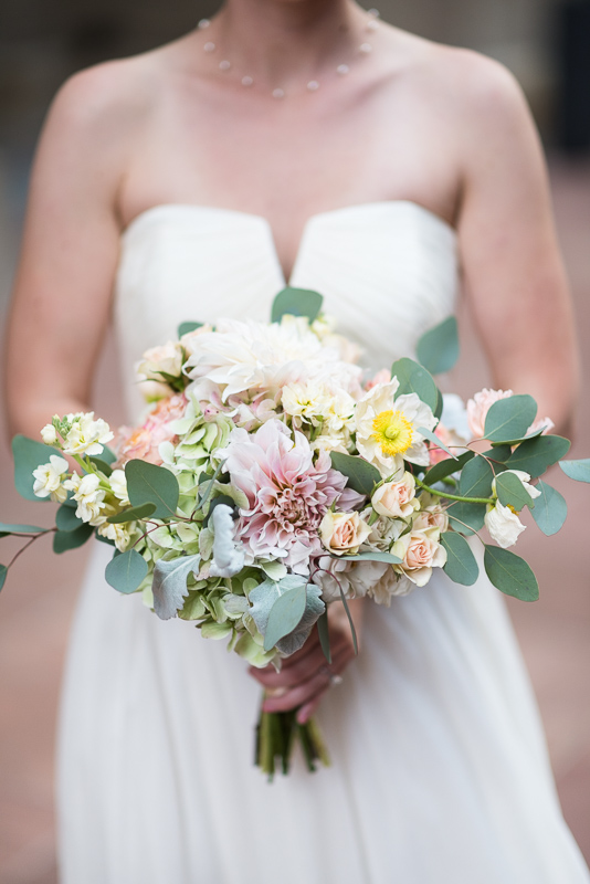 Denver Opera House Wedding Photographer bride bouquet