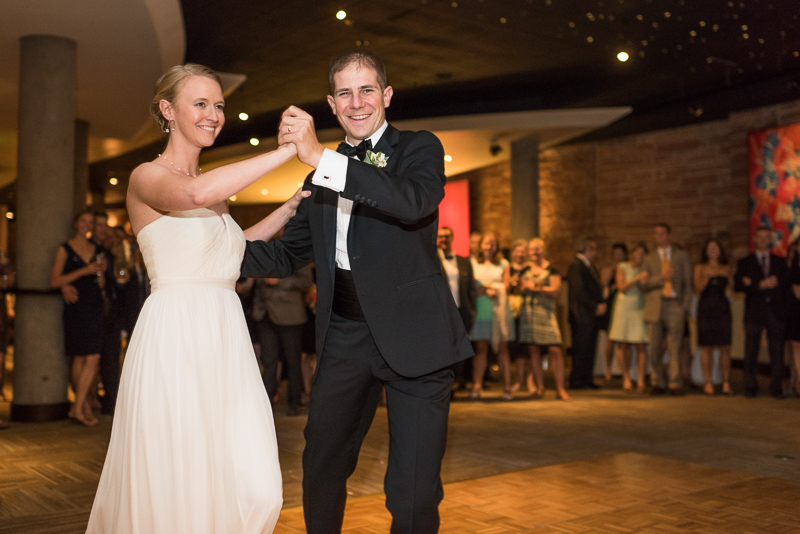 Denver Opera House Wedding Photographer first dance