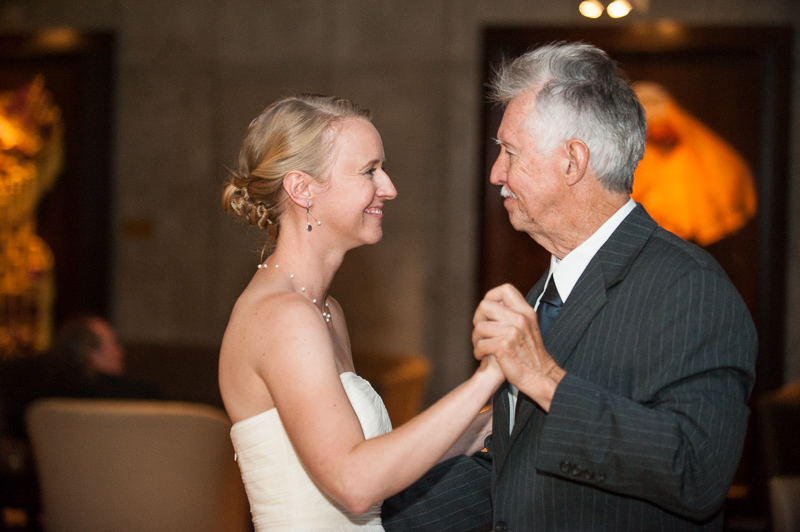 Denver Opera House Wedding Photographer father daughter dance