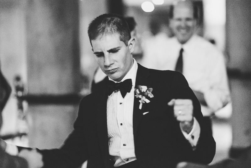 Denver Opera House Wedding Photographer groom dancing