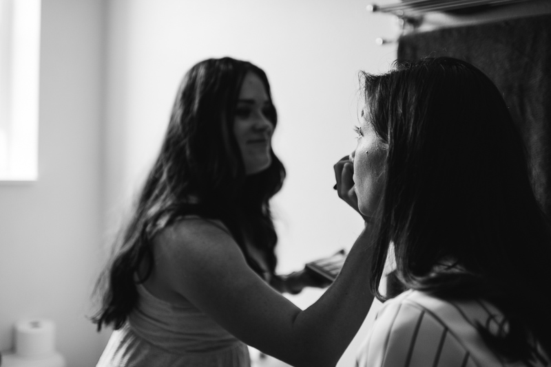 Palisade Wedding Photography bride getting ready