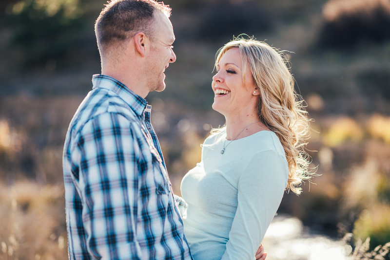 Denver Engagement Photographer laughing