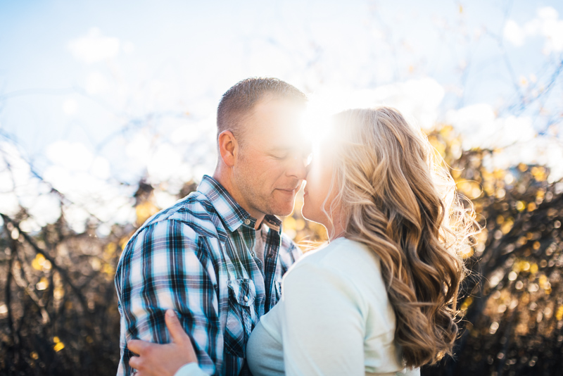 Denver Engagement Photographer backlight