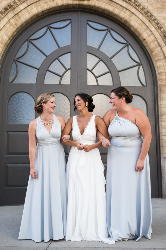 Denver Wedding Photography History Colorado ladies in front of door