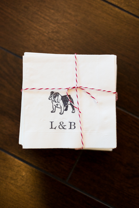 Denver Wedding Photography History Colorado custom bulldog napkins