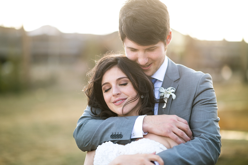 Denver wedding photography warm embrace