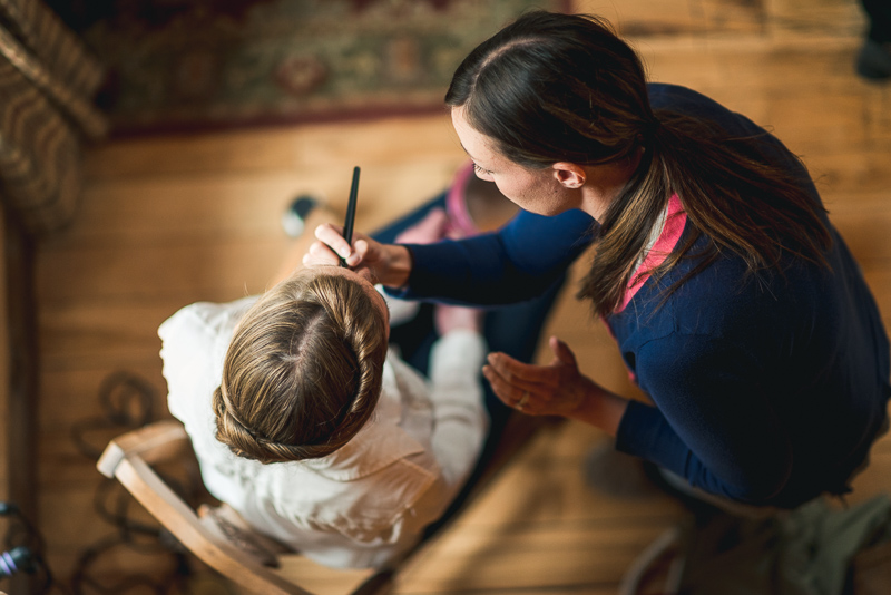 Devil's Thumb Ranch Wedding Photography makeup