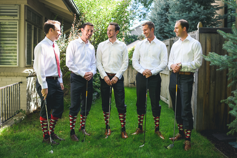 Denver Wedding Photography silly guys golfers