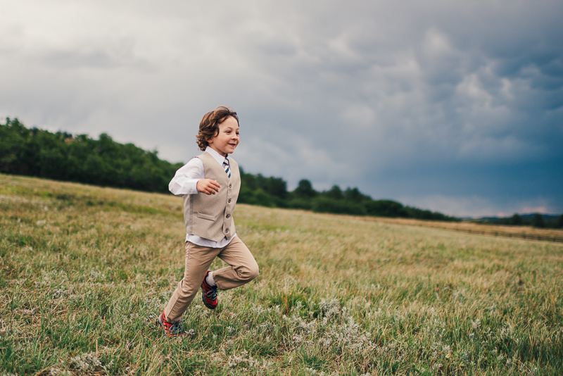 Denver Wedding Photography running boy