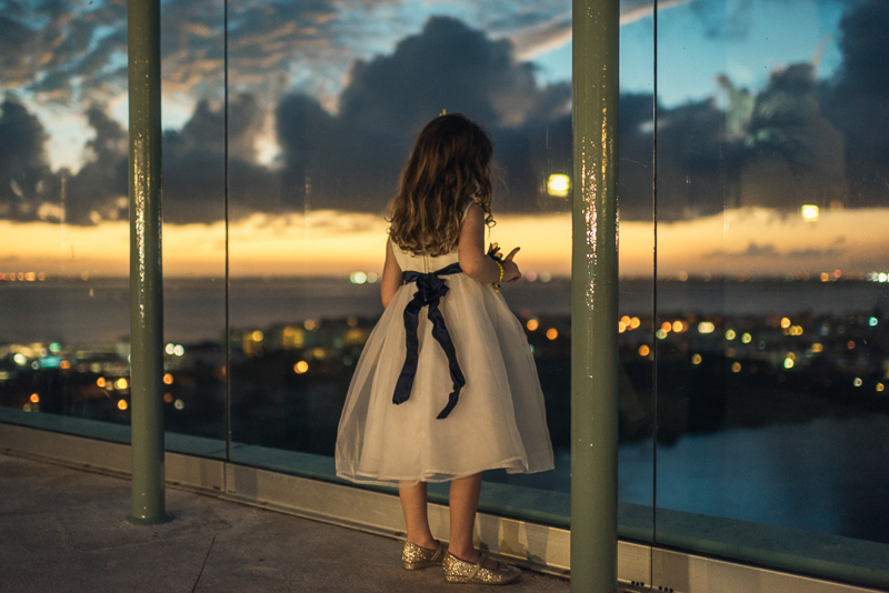 Cancun Wedding Photography flower girl