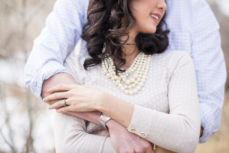 Denver engagement photography ring