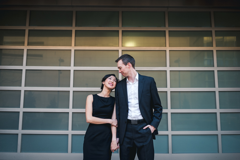 Denver engagement photography cool door