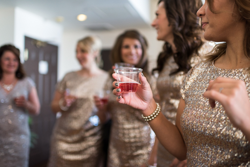 denver wedding photography bridesmaid toast