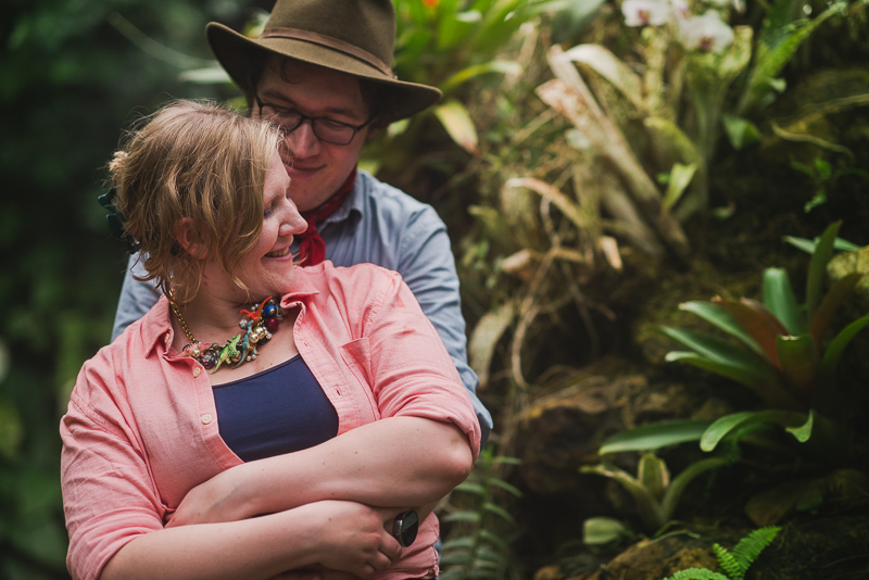 Denver Engagement Photography snuggle laugh