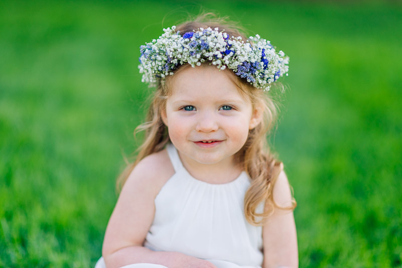 chatfield botanic gardens wedding photography floral crown