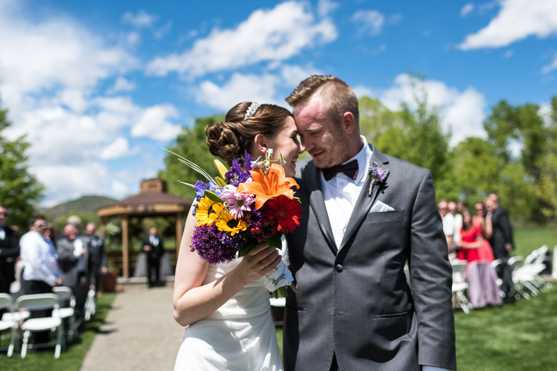 chatfield botanic gardens wedding photography just married