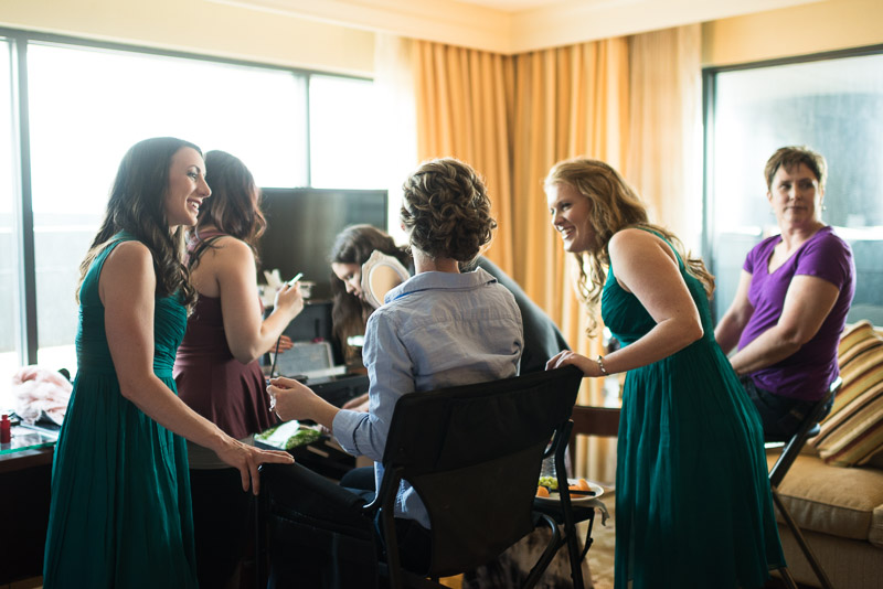 Denver Wedding Photography Cherokee Ranch and Castle smiling ladies