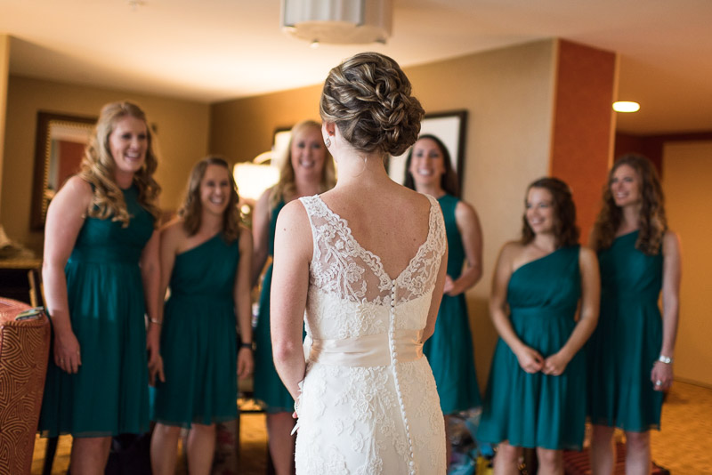 Denver Wedding Photography Cherokee Ranch and Castle bride and bridesmaids