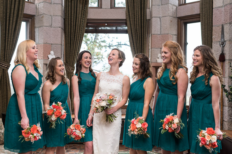 Denver Wedding Photography Cherokee Ranch and Castle bridesmaid portrait
