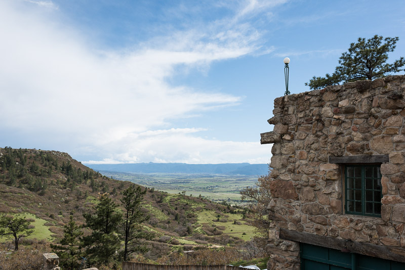Denver Wedding Photography Cherokee Ranch and Castle view