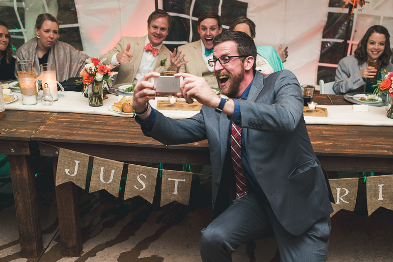 Denver Wedding Photography Cherokee Ranch and Castle selfie