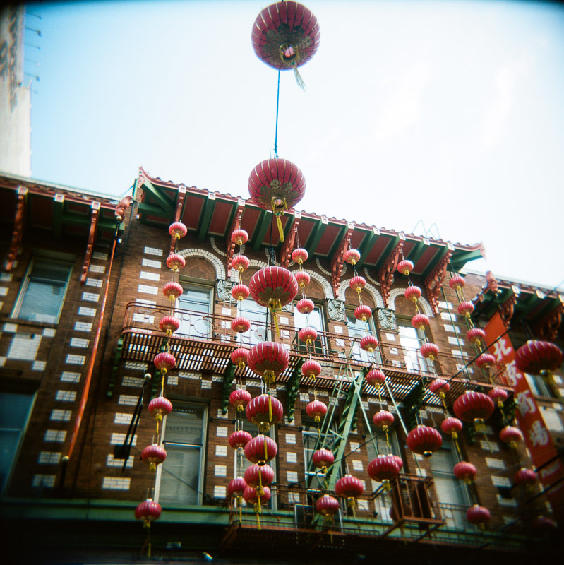 San Francisco chinatown film holga
