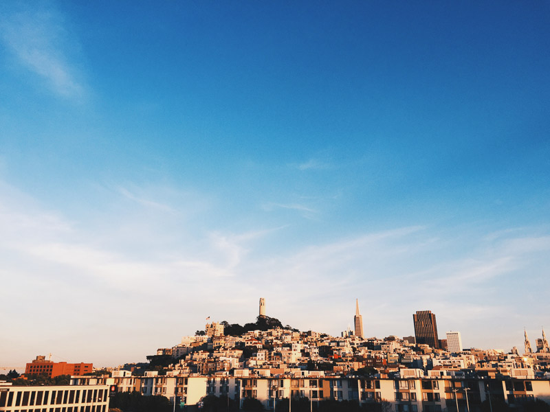 San Francisco telegraph hill iphone vsco