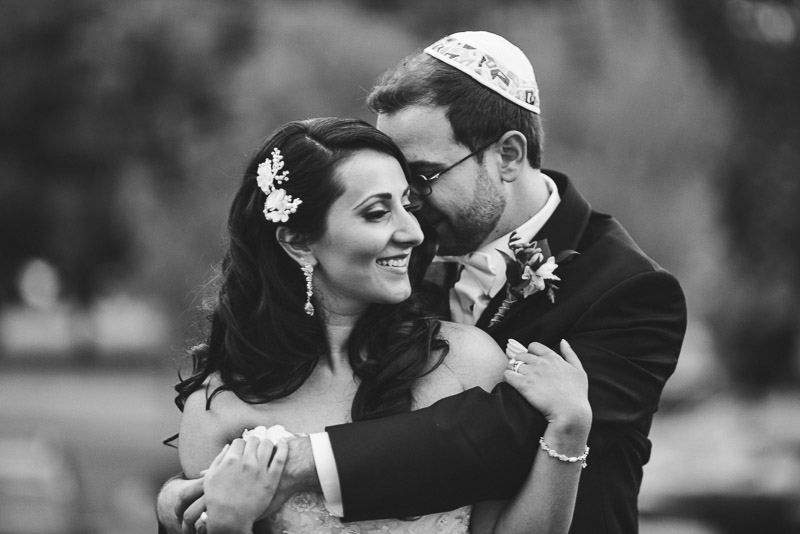 denver jewish wedding photographer black and white couple